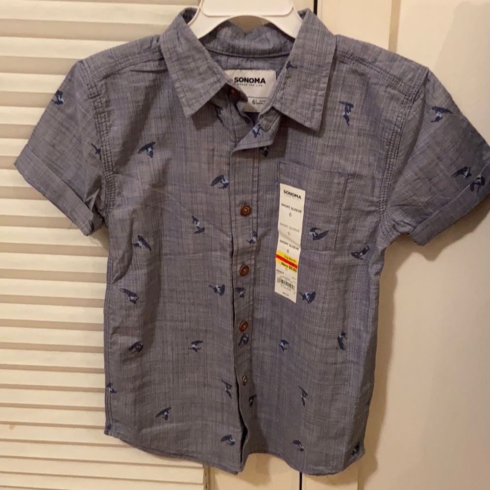 Boys summer button up